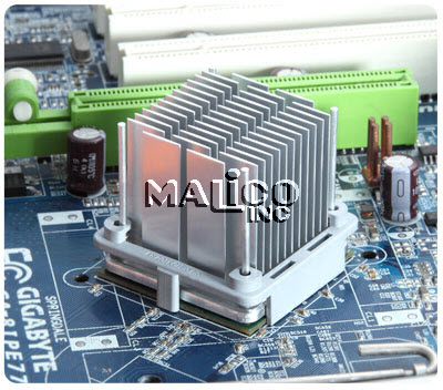 Heat sink chip set FPBA-Eliptical Fin  | Malico Inc.